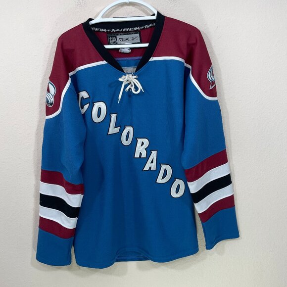 Colorado Avalanche Reebok Team Jersey Size 48 NHL #5 Obrien Made‎ In Canada Blue - Picture 1 of 8